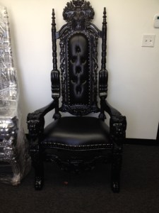 Black Throne Chairs 